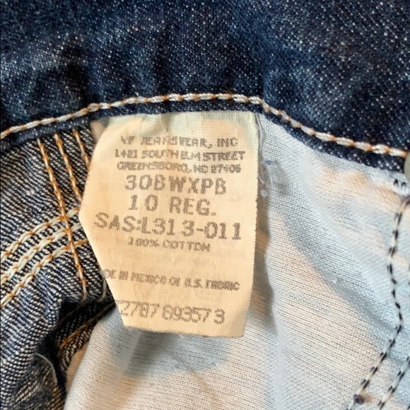 Wrangler Blue Jeans Denim Girls Size 10 High Waist Twenty X - Picture 4 of 8